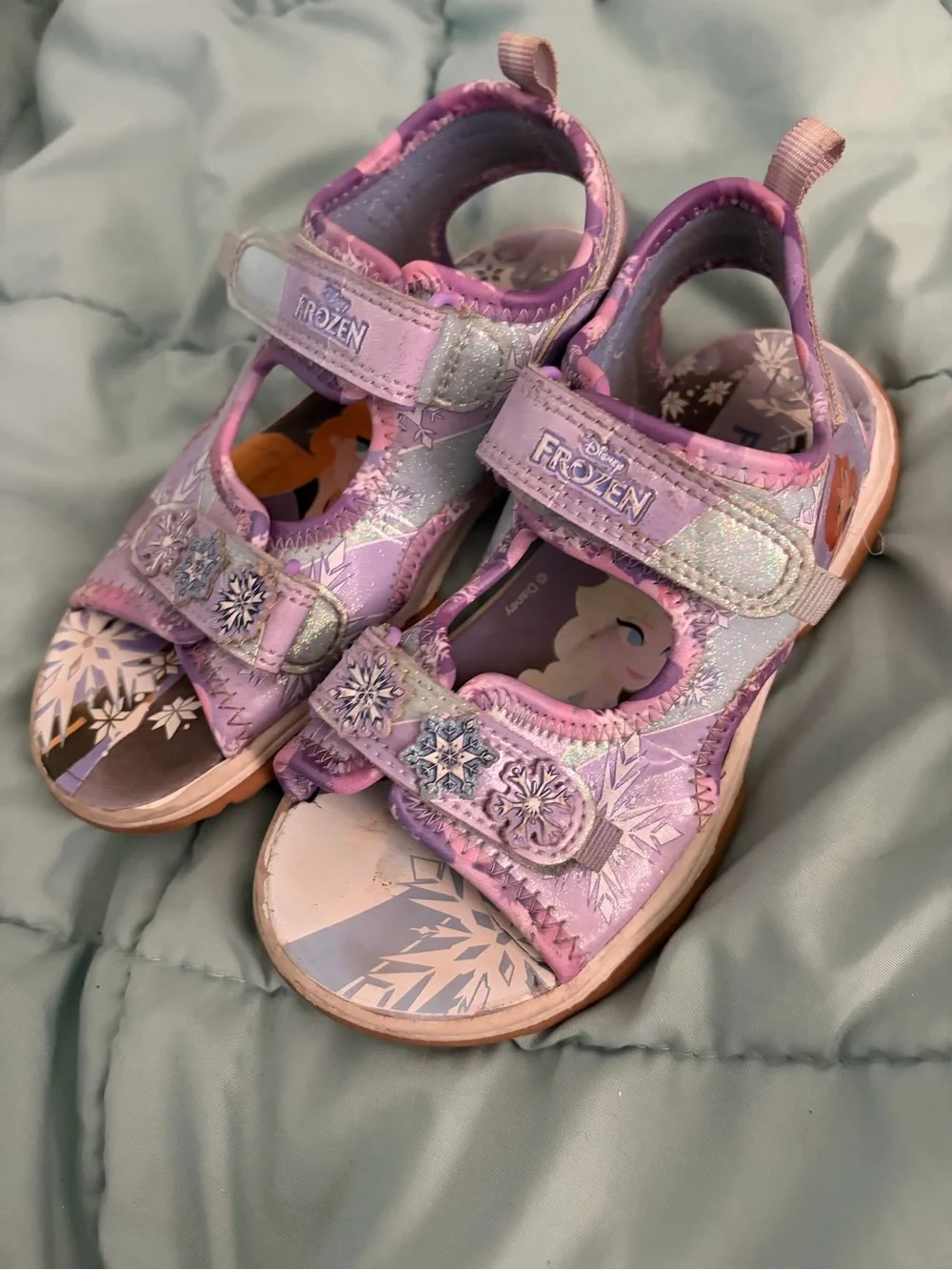 Girls' Purple Sandals